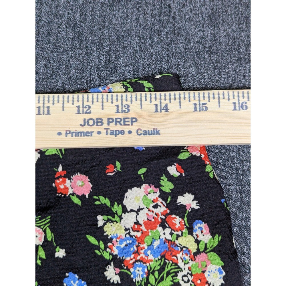 Boden R0285 Black Floral Ruffle Hem Mini Skirt Womens US 8 - Picture 4 of 7